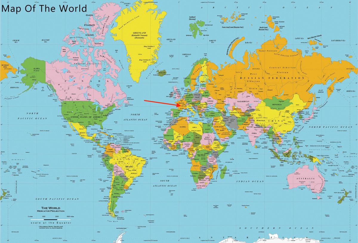 Ubicación de Lyon en el mapa mundial